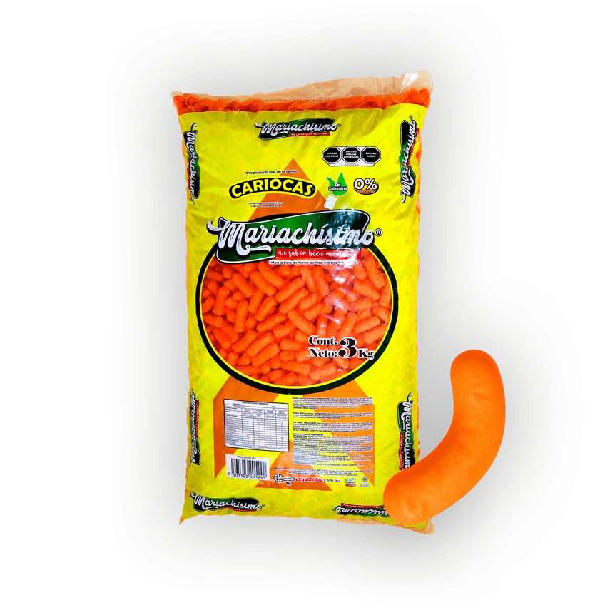 Bolsa de puff torcido sabor nacho de 3 kg